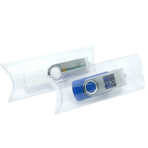 TRANSPARENT PP TUBE BOX FOR FLASH DRIVE GTUSBP33-RS-F072