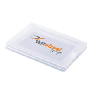 TRANSPARENT PP BOX FOR FLIP CARD USB GTUSBP35-F072