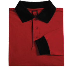 Single Jersey TC Long Sleeve Polo T-Shirt SJ03 - F030