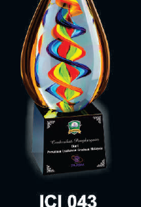 HAND CRAFTED LUILI CRYSTAL ICI043 - A/ B/C - F023