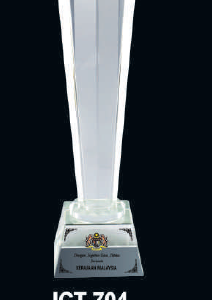 EXCLUSIVE CRYSTAL TROPHY ICT 704-A/B/C -F023