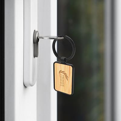 GTTG101 BAMBOO BLACK METAL KEY HOLDER-F072