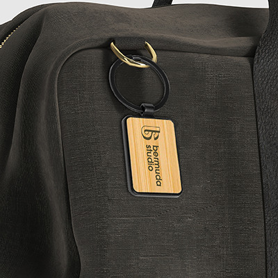 GTTG101 BAMBOO BLACK METAL KEY HOLDER-F072