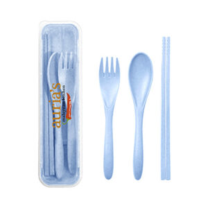 GTTB031 ECO WHEAT 3-IN-1 CUTLERY SET - F072