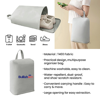 GTBG84 SUGAR SOFT POLYSTER SHOES - TRAVEL MULTIPURPOSE POUCH- INDEX 072