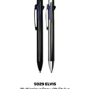 5029-ELVIS-MULTICOLOUR PEN WITH STYLUS COLOR-F022