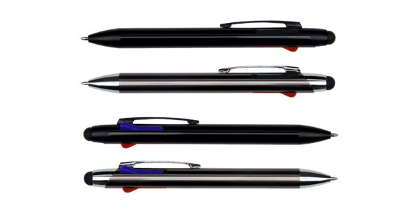 5029-ELVIS-MULTICOLOUR PEN WITH STYLUS COLOR-F022