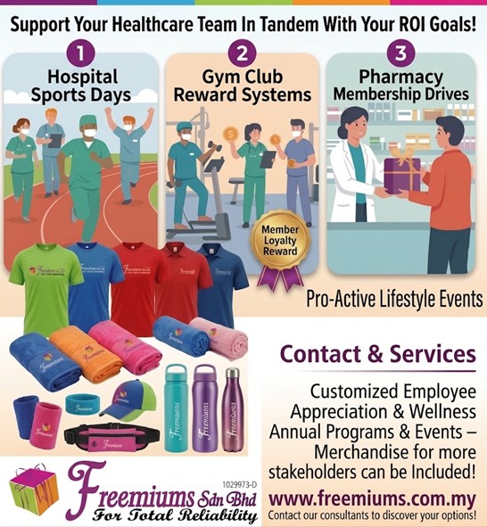 Healthcare Appreciation & Wellness Merchandise: Active Lifestyle Support